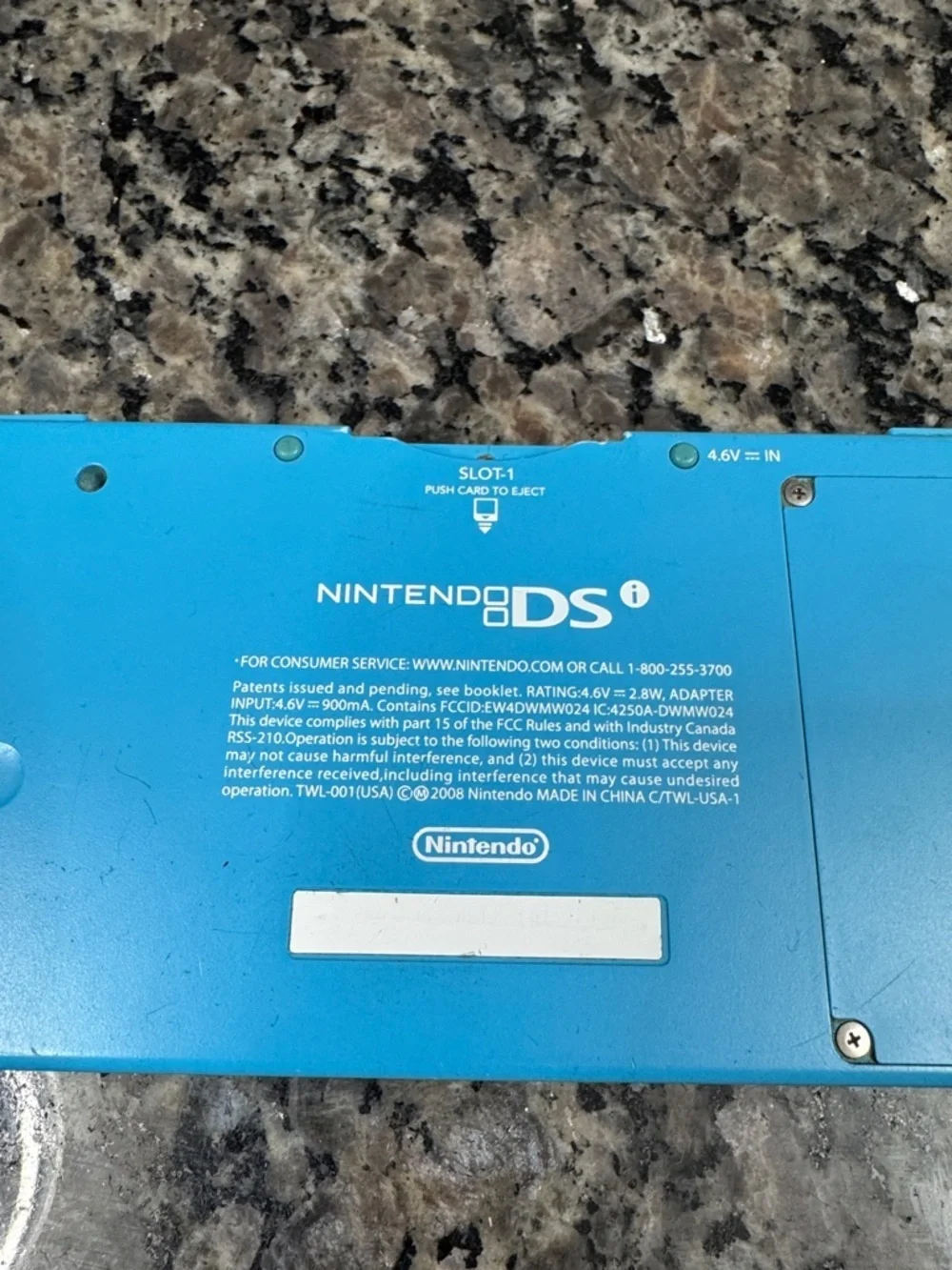 Nintendo DSI Sky Blue gaming system